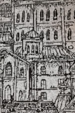 218-1 Ciepła narzutka z kapturem i kieszonkami - wzór MIASTO-9