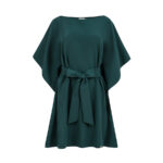 287-2 SOFIA Sukienka motyl - ZIELEŃ BUTELKOWA-8