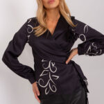 Bluzka Model LK-BZ-509423.22 Black - Lakerta -1