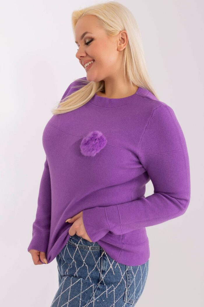 Sweter Damski Model PM-SW-PM-3706.10X Violet - Factory Price -2