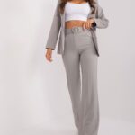 Spodnie Damskie Model DHJ-SP-18737.68 Grey - Italy Moda -1