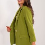 Marynarka Model DHJ-MA-18598.12X Oliwka - Italy Moda -1