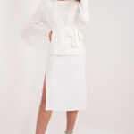 Sukienka Komplet Model LK-KMPL-509547.05 Ecru - Lakerta -1