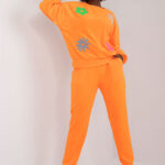Spodnie Komplet Model DHJ-KMPL-8655.05 Fluo Orange - Italy Moda -1