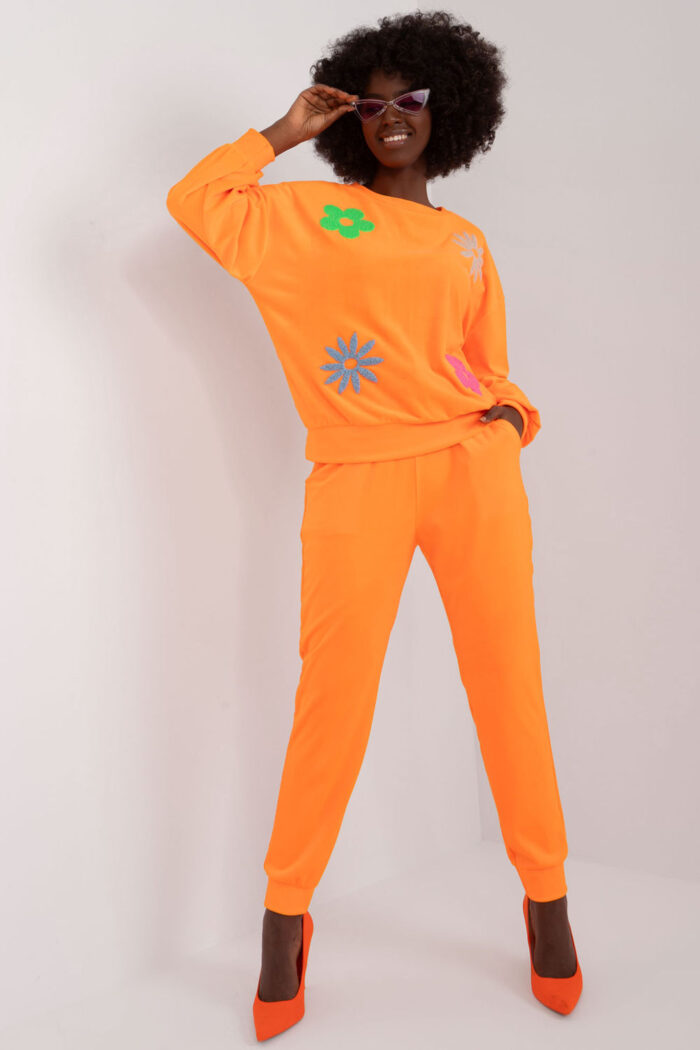 Spodnie Komplet Model DHJ-KMPL-8655.05 Fluo Orange - Italy Moda -1