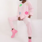 Spodnie Komplet Model DHJ-KMPL-8655.05 Light Pink - Italy Moda -1