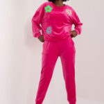 Spodnie Komplet Model DHJ-KMPL-8655.05 Fuksja - Italy Moda -1