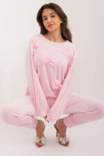 Spodnie Komplet Model DHJ-KMPL-8850.68 Light Pink - Italy Moda -2