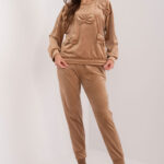Spodnie Komplet Model DHJ-KMPL-8850.68 Dark Beige - Italy Moda -1