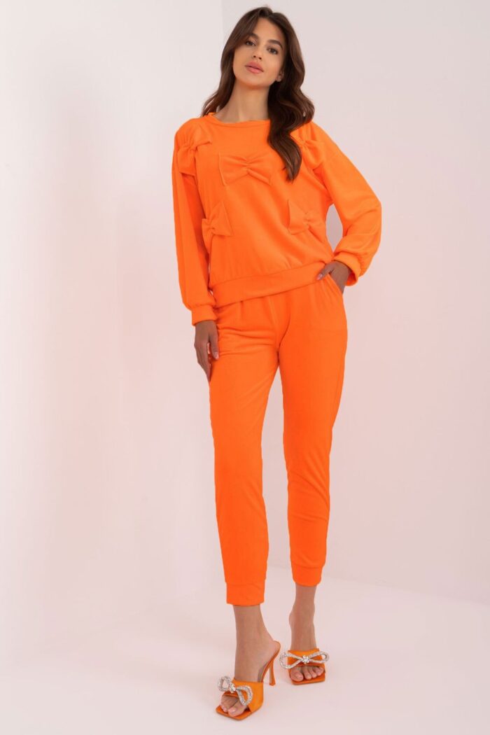 Spodnie Komplet Model DHJ-KMPL-8850.68 Fluo Orange - Italy Moda -1