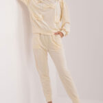 Spodnie Komplet Model DHJ-KMPL-8850.68 Ecru - Italy Moda -1