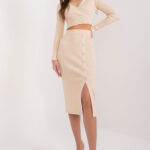 Spódnica Komplet Model EM-KMPL-ZM13013.67 Beige - Factory Price -1