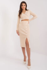 Spódnica Komplet Model EM-KMPL-ZM13013.67 Beige - Factory Price -1