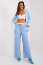 Spodnie Damskie Model DHJ-SP-A7327TR.25 Light Blue - Italy Moda -4