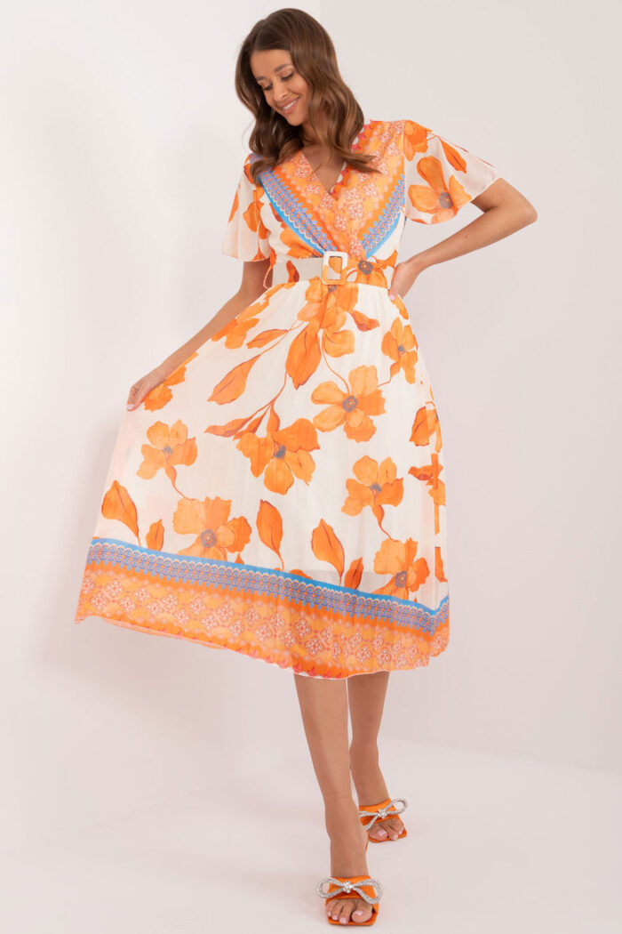 Sukienka Model DHJ-SK-11331-5.19 Orange - Italy Moda -1