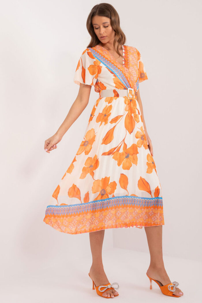 Sukienka Model DHJ-SK-11331-5.19 Orange - Italy Moda -2