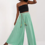 Spodnie Damskie Model TW-SP-BI-81733.14 Pistacja - Och Bella -1