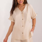 Spodnie Komplet Model LK-KMPL-509713.03X Light Beige - Lakerta -1