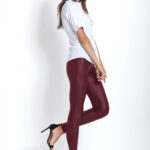 Legginsy Model Irma T14 Bordo - IVON -1