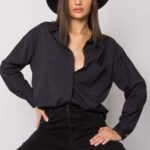 Koszula Damska Model EM-KS-005.34 Black - Ex Moda -1