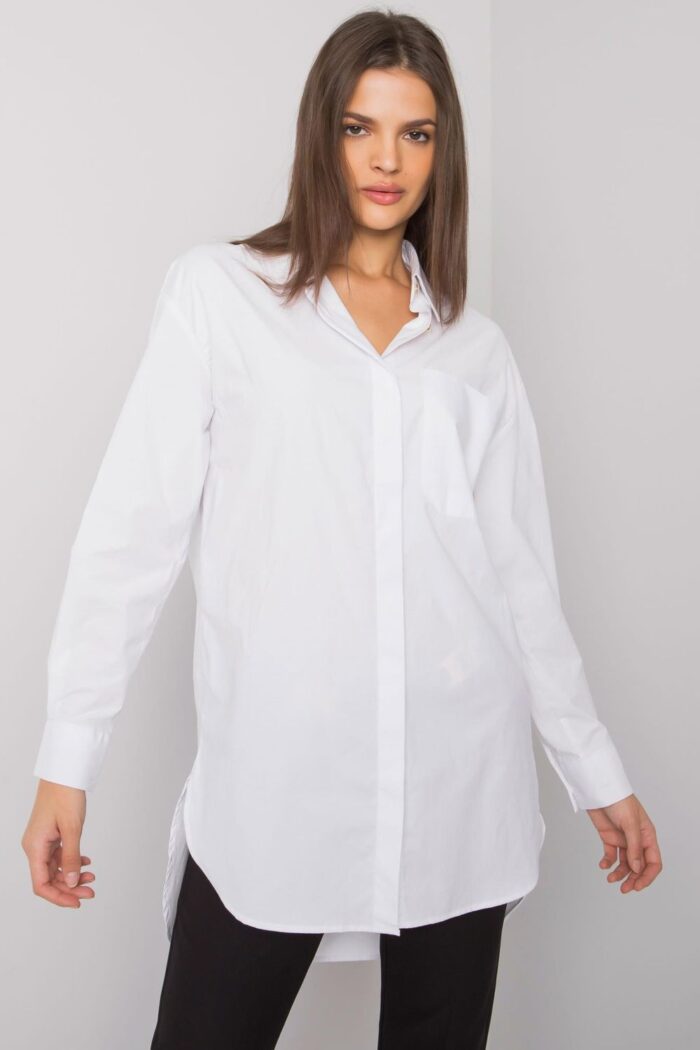 Koszula Damska Model EM-KS-005.34 White - Ex Moda -1