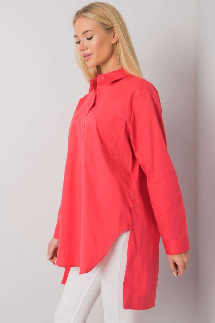 Koszula Damska Model EM-KS-001.46 Coral - Ex Moda -3