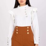 Bluzka Model DHJ-BZ-6533A.44P White - Italy Moda -1