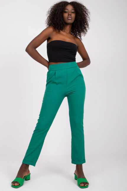 Spodnie Damskie Model DHJ-SP-13926.02 Green - Italy Moda -1