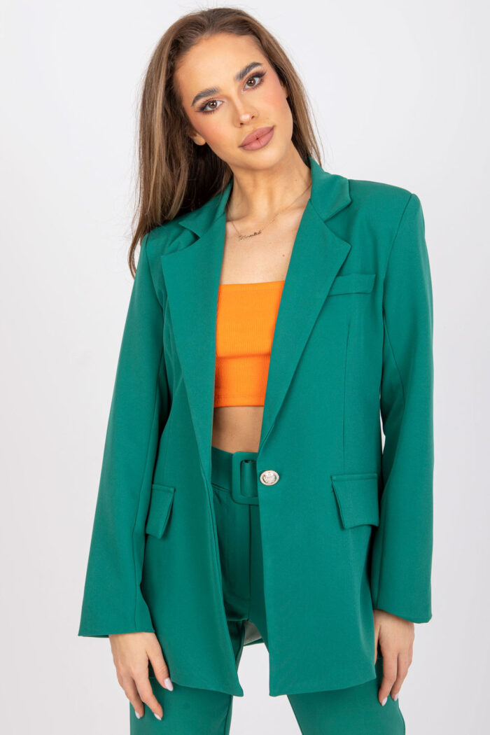 Marynarka Model DHJ-MA-15556.22X Green - Italy Moda -1