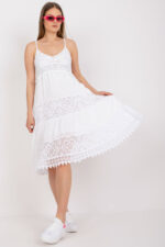 Sukienka Model TW-SK-BI-82345.19P White - Och Bella -3