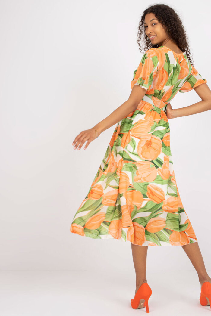 Sukienka Model DHJ-SK-15967.54P Orange - Italy Moda -3