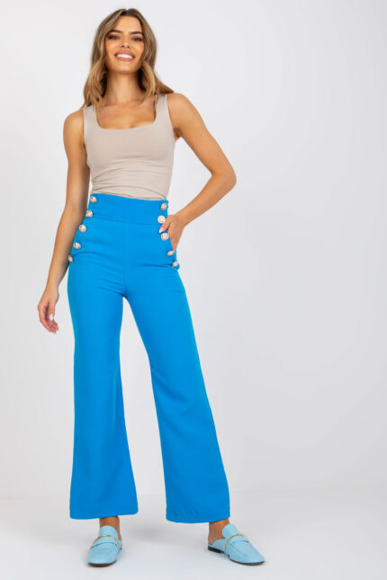 Spodnie Damskie Model DHJ-SP-16008.01X Blue - Italy Moda -1