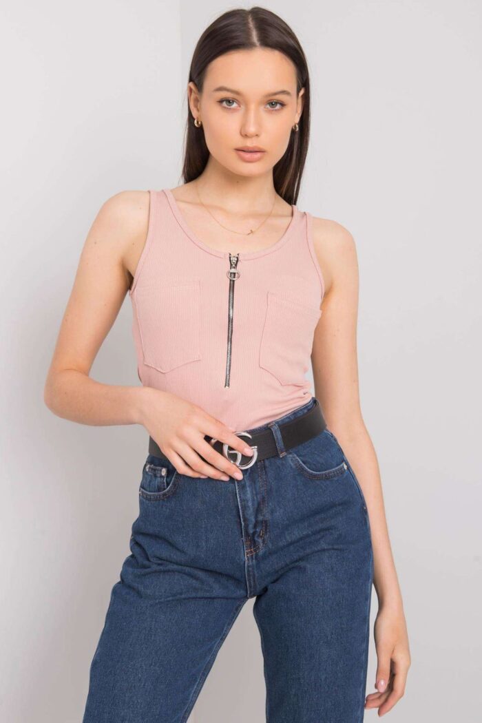 Koszulka Top Model DHJ-TP-13287.36P Light Pink - Italy Moda -1