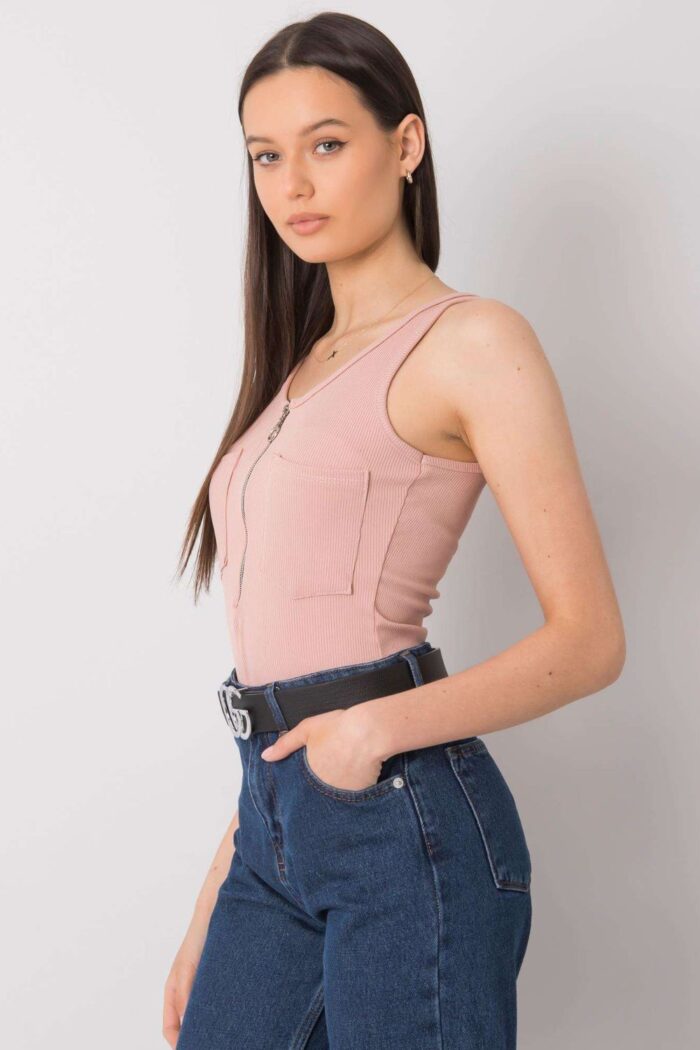 Koszulka Top Model DHJ-TP-13287.36P Light Pink - Italy Moda -3