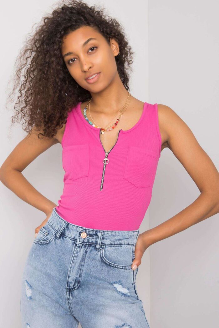 Koszulka Top MOdel DHJ-TP-13287.36P Pink - Italy Moda -1