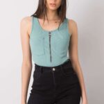 Koszulka Top Model DHJ-TP-13287.36P Mint - Italy Moda -1