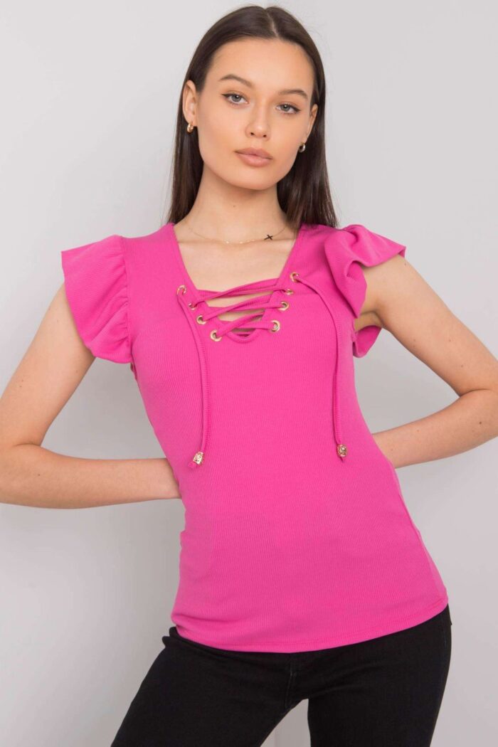 Bluzka Model DHJ-BZ-13301.34P Pink - Italy Moda -1