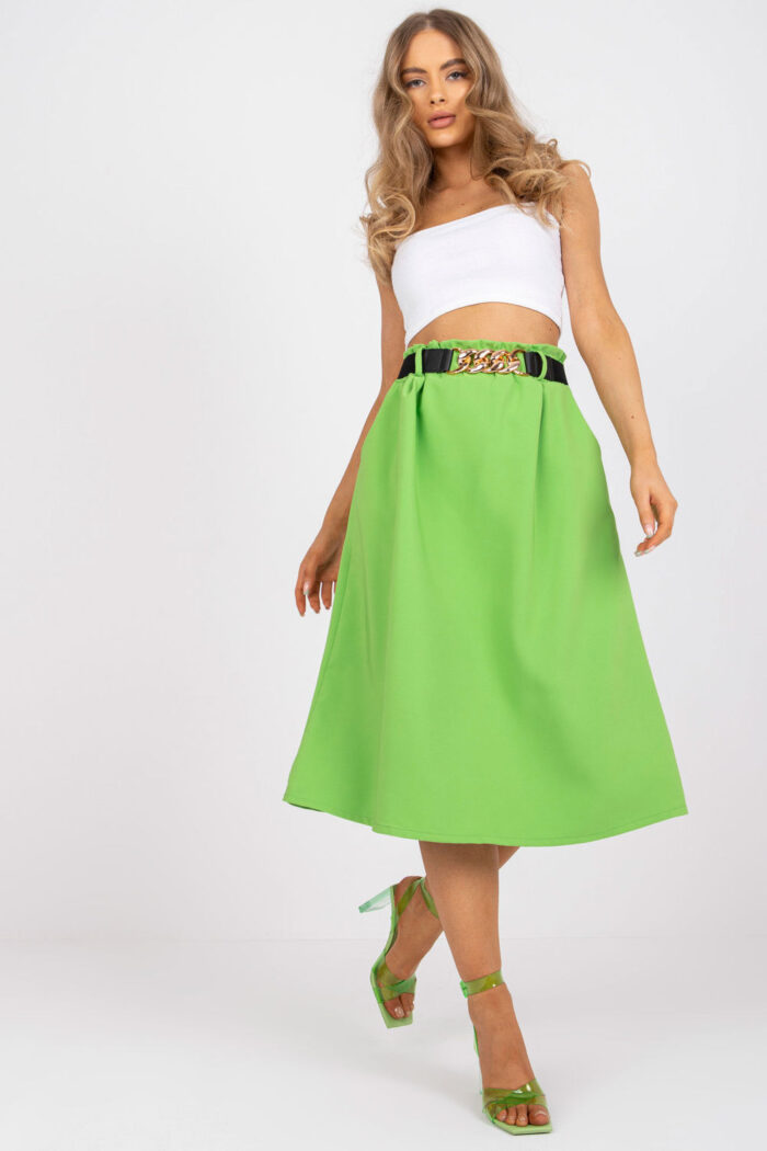 Spódnica Model DHJ-SD-13169.58P Light Green - Italy Moda -1