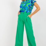 Spodnie Damskie Model DHJ-SP-15679.01X Green - Italy Moda -1