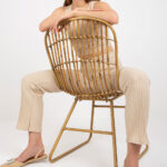 Spodnie Komplet Model DHJ-KMPL-9587.82 Beige - Italy Moda -1