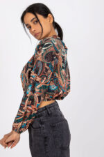 Bluzka Model DHJ-BZ-15170.39 Black/Beige - Italy Moda -2