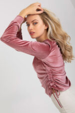 Bluzka Model LK-BZ-509033.36P Dark Pink - Lakerta -2