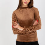Bluzka Model RP-BZ-8181.45P Brown - Rue Paris -1
