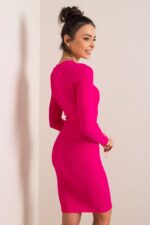 Sukienka Model RV-SK-5131.18P Fuksja - Rue Paris -2