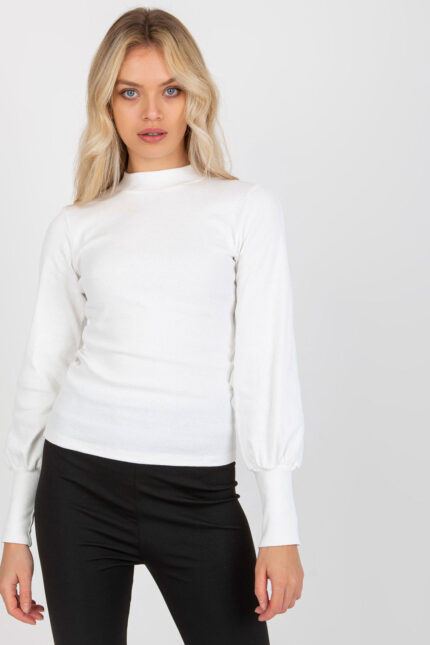 Bluzka Model RV-BZ-5223.15 White - Rue Paris -1