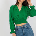 Bluzka Model DHJ-BZ-13866.92P Green - Italy Moda -1