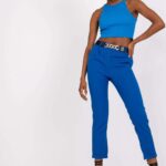 Spodnie Damskie Model DHJ-SP-13165.20 Dark Blue - Italy Moda -1