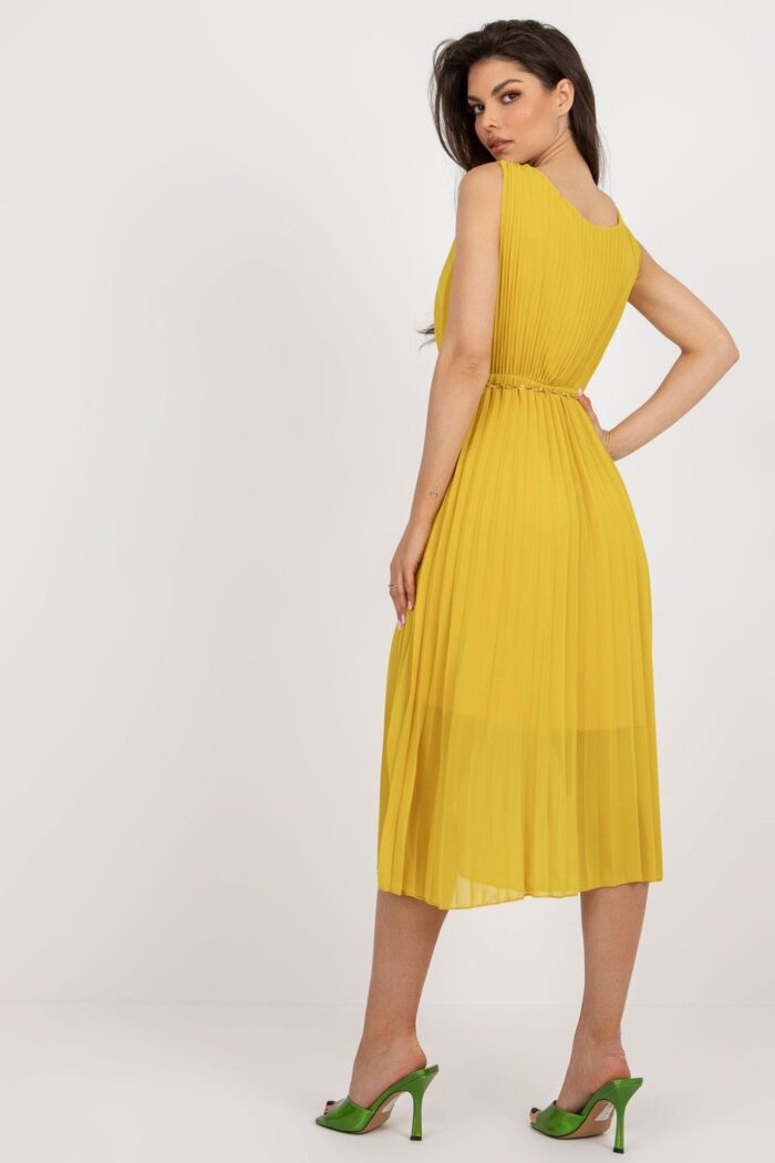 Sukienka Model DHJ-SK-13168.21X Dark Yellow - Italy Moda -3