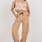 Spodnie Komplet Model BA-KMPL-Z-236.01 Camel - Badu -1