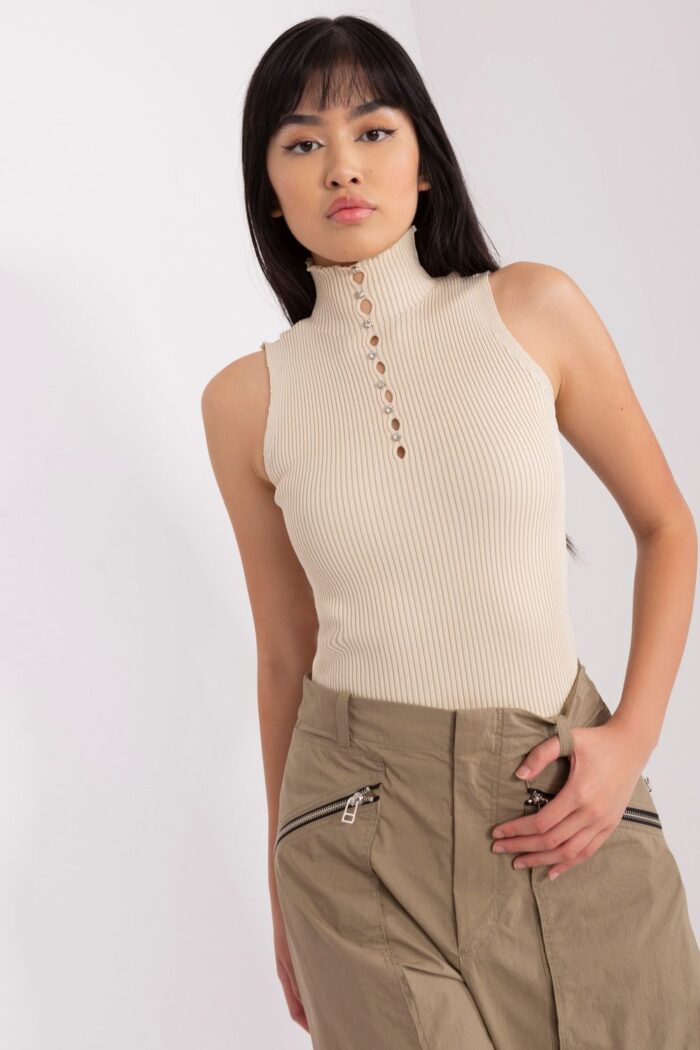 Bluzka Model BA-BZ-2301.00P Beige - Badu -1